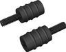 Icecat Entretoise Vis 2 pc Zwart M4 Caoutchouc et Acier