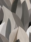 Decoprint Serenity - mural Foliage Taupe 212x280cm - SYD27597