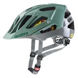 uvex quatro cc MIPS - veilige mtb-helm voor dames en heren - MIPS-systeem - wasbare binnenvulling - moss rhino - 52-57 cm