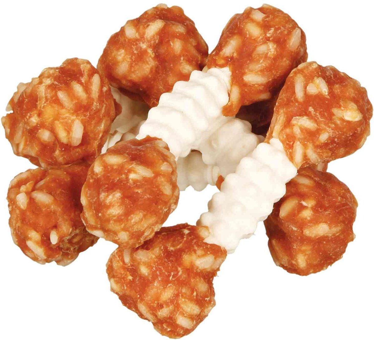 TRIXIE Denta Fun Chicken Chewing Dumbbells - 100 gr