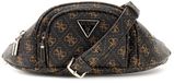 GUESS Latona Belt Bag Brown Logo / Black veelkleurig