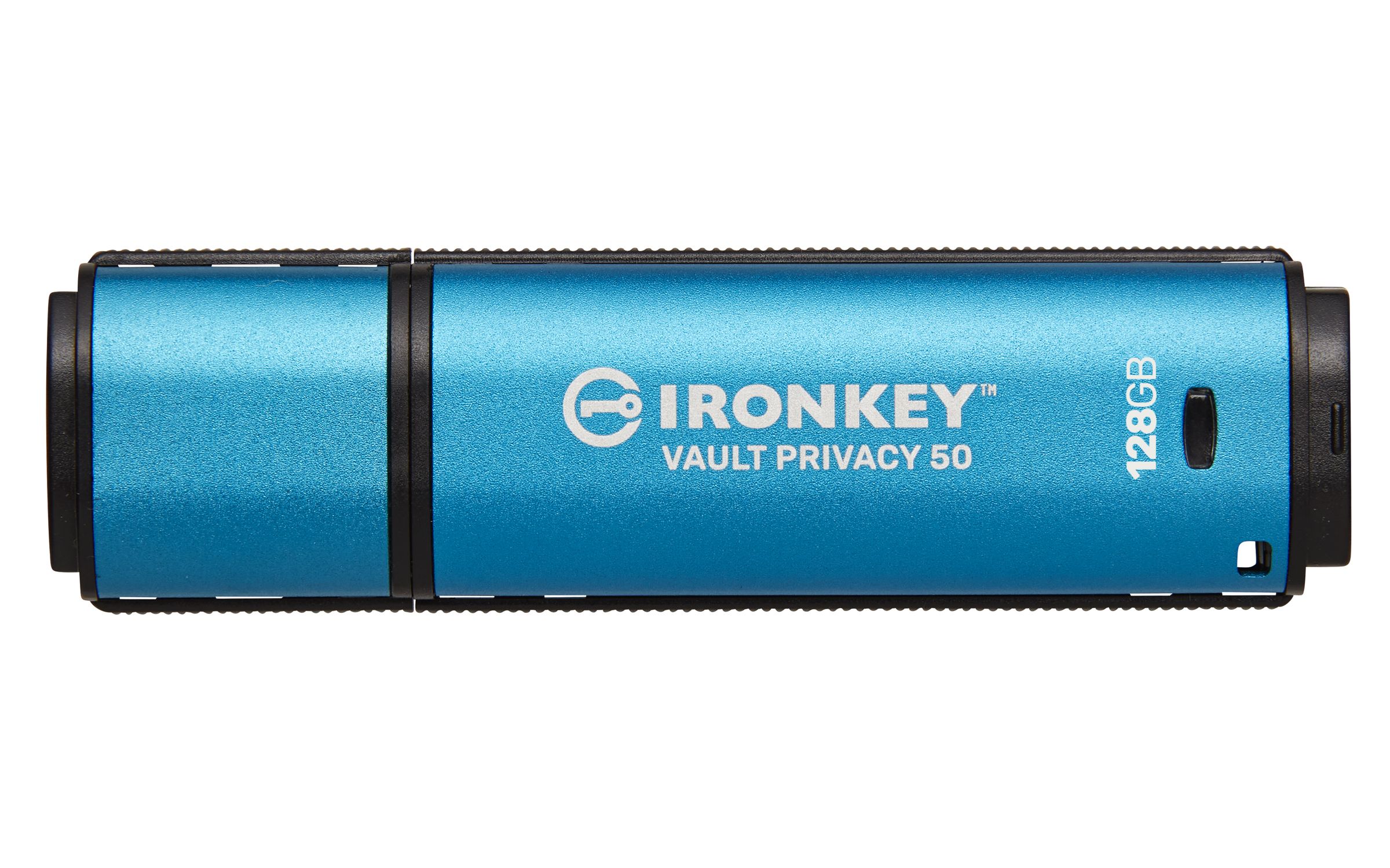 Kingston IronKey Vault Privacy 50 - USB 3.2 Gen 1 Flash Drive - 128GB - Blue