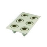 Silikomart - fragole e panna - silicone vorm n. 6 aardbei 3d ø59 h 61 mm