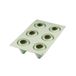Silikomart - fragole e panna - silicone vorm n. 6 aardbei 3d ø59 h 61 mm