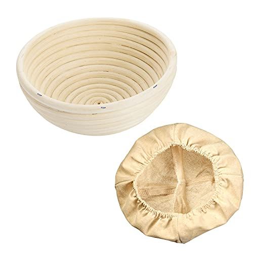 Westmark Fermentatiemandje, 2-delig, rieten / katoen, lichtbeige/beige