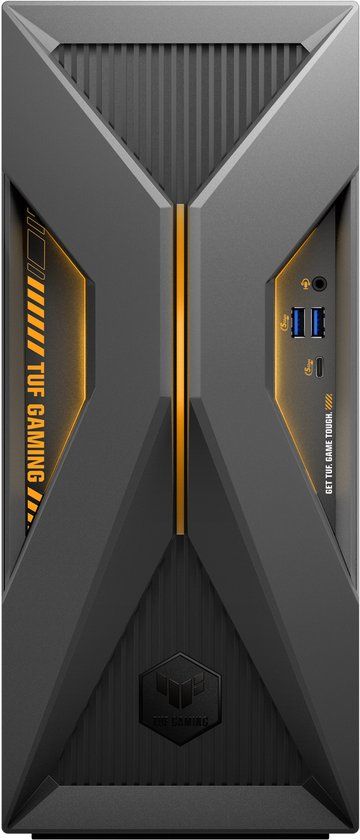 ASUS TUF Gaming T500 T500MV-07240H045W Intel Core 7 240H 32 GB DDR5-SDRAM 1 TB SSD NVIDIA GeForce RTX 5060 Windows 11 Home Mini Tower PC Grijs
