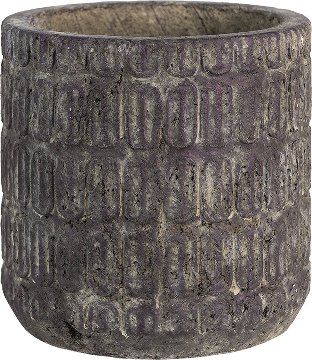 Clayre & Eef Bloempot Ø 20x20 cm Bruin Beton