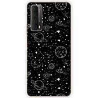 1001 coques Huawei Bedrukt siliconen hoesje compatibel met Huawei P Smart 2021 Galaxy draw