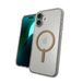 ZAGG Milan Snap mobiele telefoon behuizing voor Apple iPhone 16, 6.1", Goud, Transparant