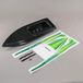 Pro Boat romp, zwart: Sonicwake 36, PRB281073
