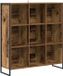 vidaXL Boekenkast Vieux bois 99,5 x 30 x 108 cm Bois traité