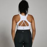 MyProtein MP Power lange sportbeha - Wit - XXS