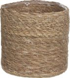 Mica Decorations Atlantic Plantenmand - Rotan - Bruin - 18 x 18 cm