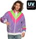 Boland - Trainingsjasje Retro dude paars (XL) - Volwassenen - 80's & 90's - Disco