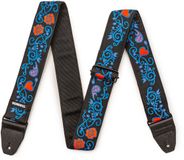 Dunlop JH24 Jimi Hendrix Blacklight Monterey Blue Sangle de guitare