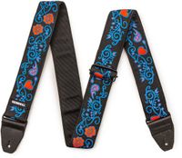 Dunlop JH24 Jimi Hendrix Blacklight Monterey Blue Sangle de guitare