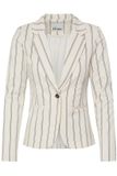 ICHI IHKATE PRINT BL29 Dames Blazer L Gestreept Polyester/Viscose/Elastaan