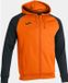 Joma Academy IV Jas Met Kap Heren - Oranje / Zwart | Maat: 3XL