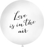 Party-Decoration Partydeco Megaballon Love is in the Air wit/zwart
