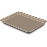 Guardini Gold Elegance bakplaat, rechthoekig, 26 x 37 cm, staal, antiaanbaklaag, goudkleurig