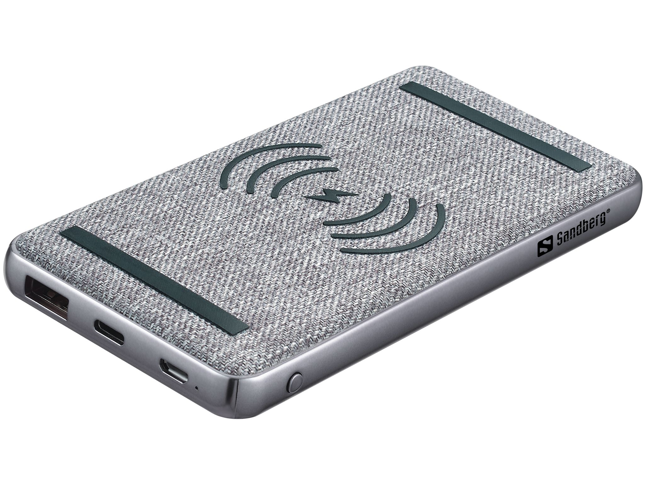 Sandberg 420-61 Powerbank - 10000 mAh - Zwart/Grijs
