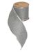 Excellent Houseware Ruban cadeau scintillant Argent