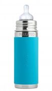 Pura Thermos Speenfles RVS Aqua Sleeve 260 ml blauw