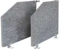 Akoestische wand Hammerbacher VARS2 Vlies Grijs