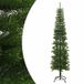 vidaXL Sapin de Noël artificiel avec support étroit 240 cm PE