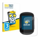 BROTECT Screenprotector 3 Pièces pour Garmin Edge 130 Plus Verre de Protection transparent
