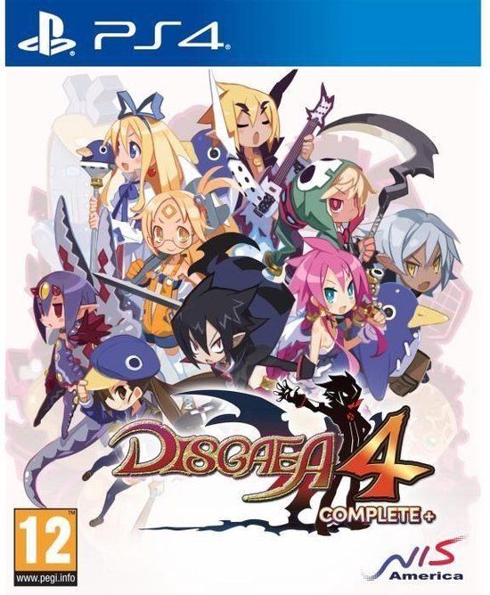 NIS America Disgaea 4 Complete+ Standard Edition PlayStation 4 Role Playing Game (RPG) Blu-ray