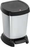 Rotho Paso Pedaalemmer - 6 l - Zilver Metallic