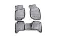 Element Rubber 3D Tapis de sol antidérapant pour Toyota Hilux 11-15 Noir