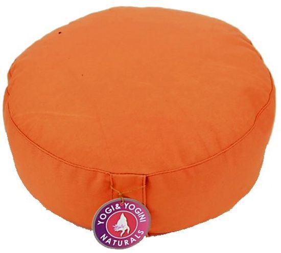Meditatiekussen oranje 33x17cm - 8718969173865