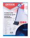 OFFICER PRODUCTS Omslagdeksels van blauw, transparant, pvc, doorzichtige folie, 100 stuks om te binden/DIN A4, 200 g/m²
