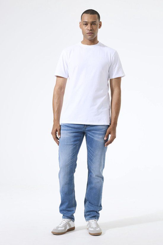 Garcia Russo Heren Regular Fit Jeans Blauw