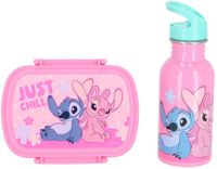 4kidsonly.eu Lilo & Stitch Lunchset - Lunchbox - Roze