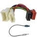 Sound way - Kabelboom ISO-connector en antenne-adapter voor autoradio-installatie compatibel met Renault, Dacia, Nissan, Opel