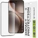 Techsuit Film de protection d'écran pour Oppo Find X9, Verre Trempé, Full Glue, 111D, Noir