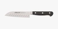Arcos 256900 Serie Clasica - Santoku mes van Aziatische kunst - lemmet van nitrum gesmeed roestvrij staal 140 mm - handgreep polyoxymethyleen (POM) kleur zwart