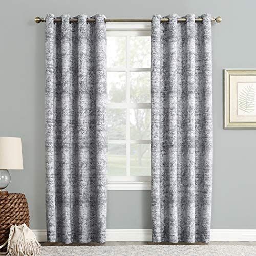 Zon Zero Verduisteringsgordijn - Jacquard - Indigo - 50x95 inch