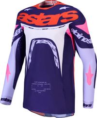 Alpinestars Supertech Dyna Motocross-trui - Paars/roze - S