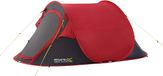 Tente pop-up de luxe sans marque - Qualité premium - Facile à utiliser - Rouge/Gris