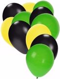 Shoppartners Bv 30x Ballonnen in Jamaicaanse kleuren
