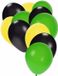 Shoppartners Bv 30x Ballonnen in Jamaicaanse kleuren