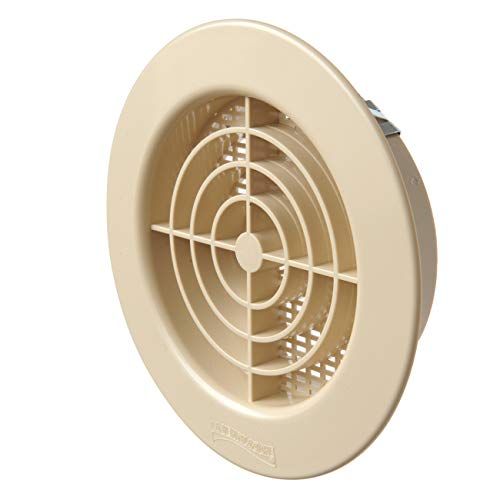 First Plast TF10RS-Y roest, rond, voor inbouw, met muggennet, diameter 100 cm, zandpass Air 25 cm2