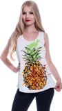 Innocent Pineapple Martini Top Dames Top - wit - M