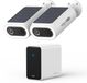 Aosu 4K SolarCam P1 Max - 2 Beveiligingscamera's - Gezichtsherkenning - Zonne-energie - 2-Weg Audio