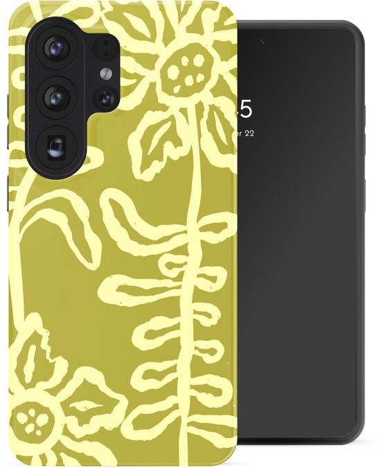 Selencia Hoesje - Geschikt voor Samsung Galaxy S26 Ultra - Backcover - Chalky Bloom