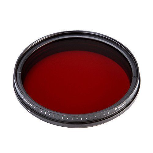 FOTGA 62 mm zes-in-een instelbare infrarood infrarood pass X-Ray-lensfilter IR filter 530 nm tot 750 nm